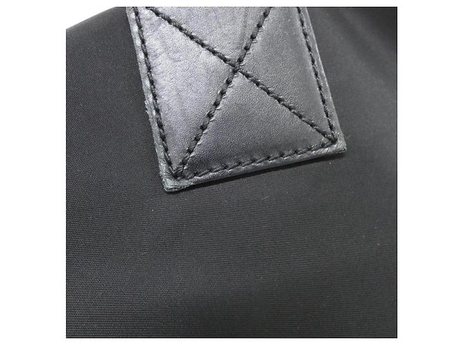 Borsa Gucci 268106 in nylon nero e grigio Marrone - vista 6