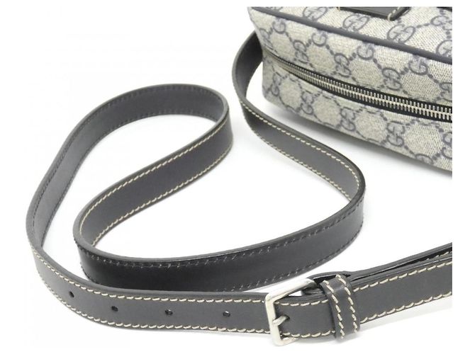 Borsa a Spalla Gucci 233268 FP47N Blu Beige - vista 5