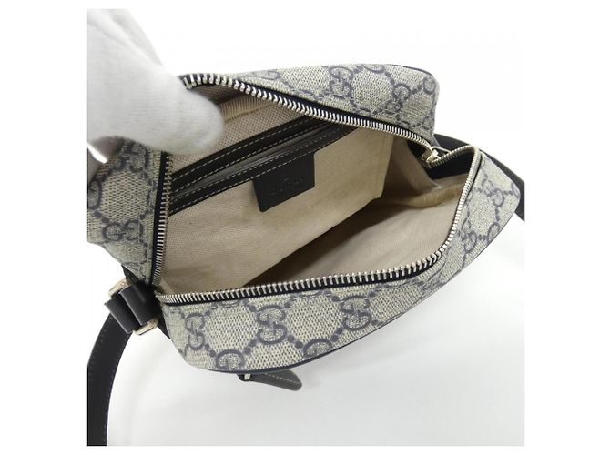 Borsa a Spalla Gucci 233268 FP47N Blu Beige - vista 7
