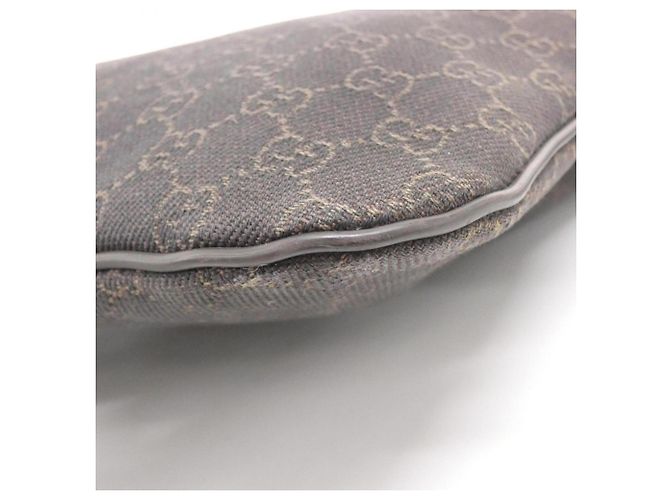 Gucci 190628 Dark Brown Denim Shoulder Bag - view 3