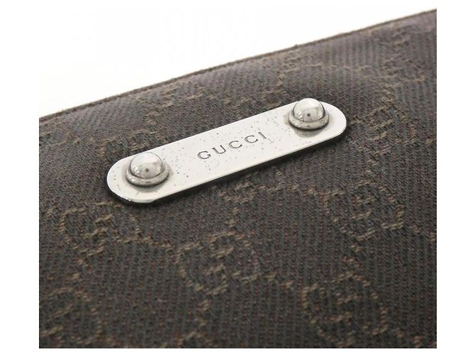 Gucci 190628 Dark Brown Denim Shoulder Bag - view 5