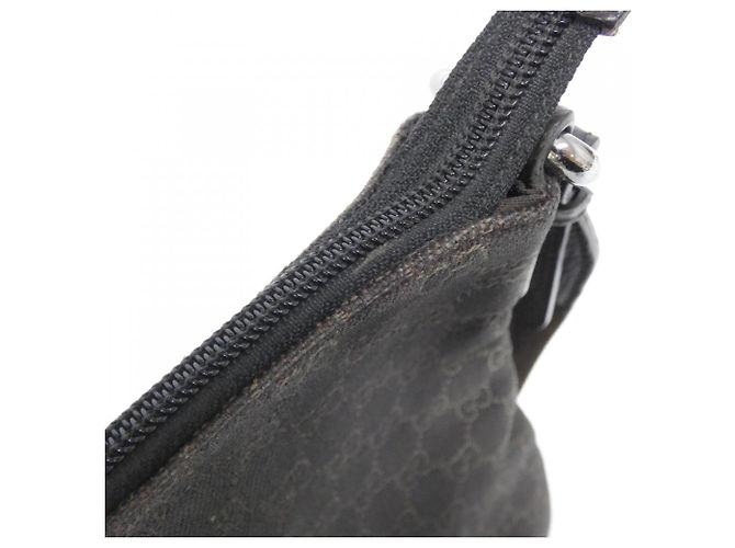 Gucci 190628 Dark Brown Denim Shoulder Bag - view 6