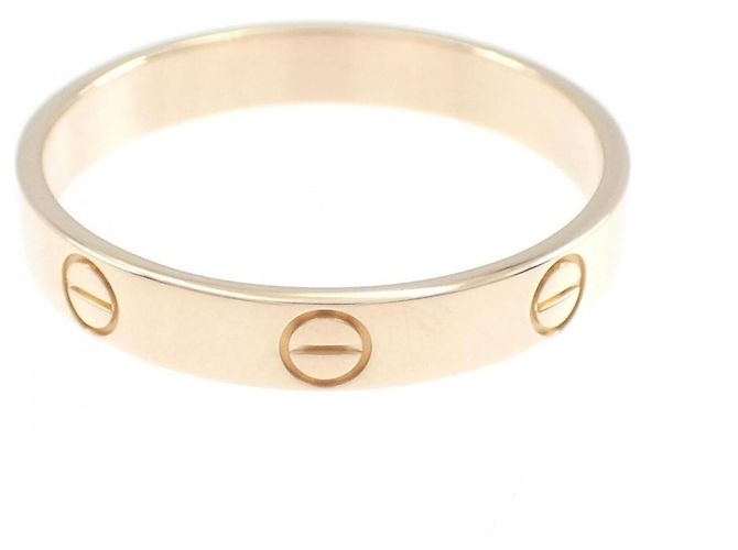 Anello Mini Love di Cartier in oro rosa D'oro - vista 2