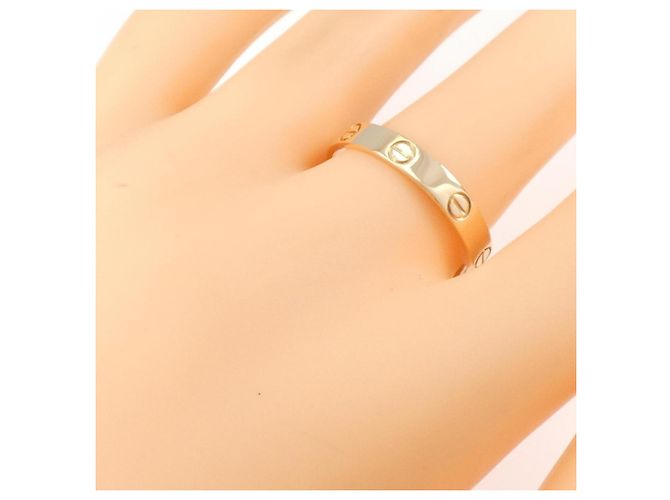 Anello Mini Love di Cartier in oro rosa D'oro - vista 4
