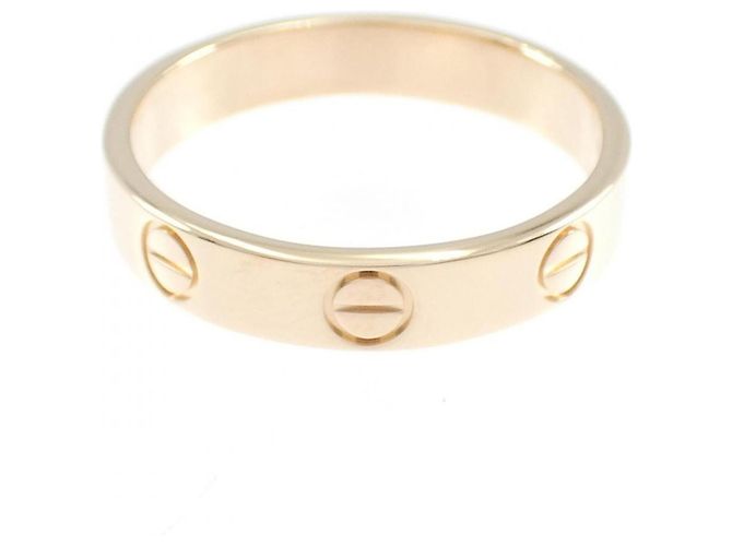 Anello Mini Love di Cartier in oro rosa D'oro - vista 2