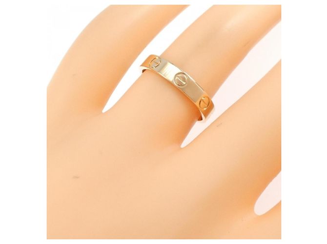 Anello Mini Love di Cartier in oro rosa D'oro - vista 4