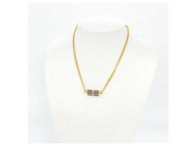 Hermès Collar Charnière PM Hermes Dorado Gris pardo - vista 4