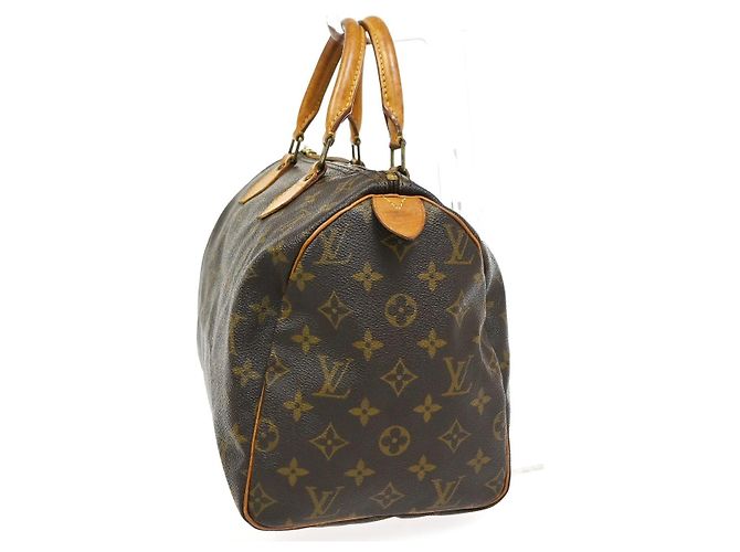 Louis Vuitton Speedy Monogram Canvas 30 Marrone - vista 4