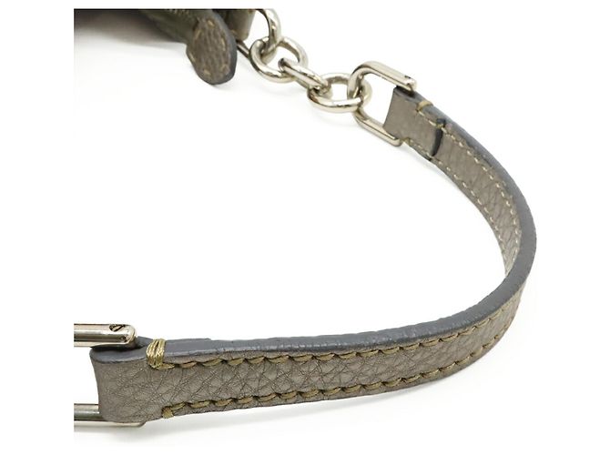 Borsa a Spalla Fendi Selleria Argento - vista 6