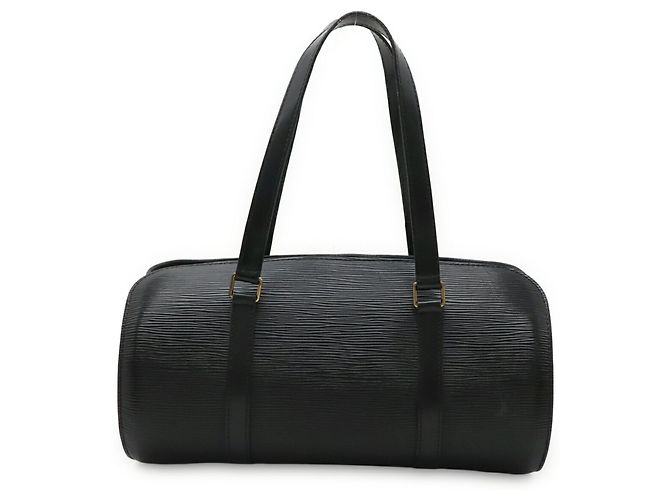 Borsa Louis Vuitton Epi Soufflot Nero - vista 2