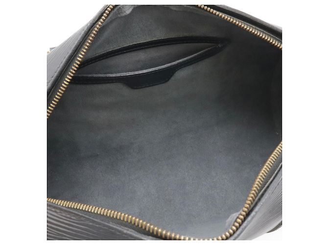Borsa Louis Vuitton Epi Soufflot Nero - vista 8