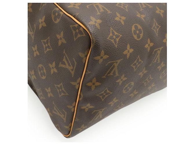 Borsa Louis Vuitton Monogram Speedy 30 Marrone - vista 4