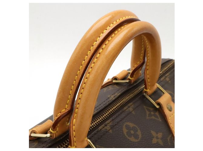 Borsa Louis Vuitton Monogram Speedy 30 Marrone - vista 6