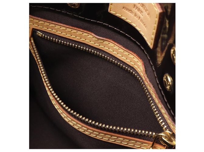 Borsa Tote Louis Vuitton Monogram Vernis Lead PM Bordò - vista 10