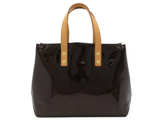 Borsa Tote Louis Vuitton Monogram Vernis Lead PM Bordò - vista 2