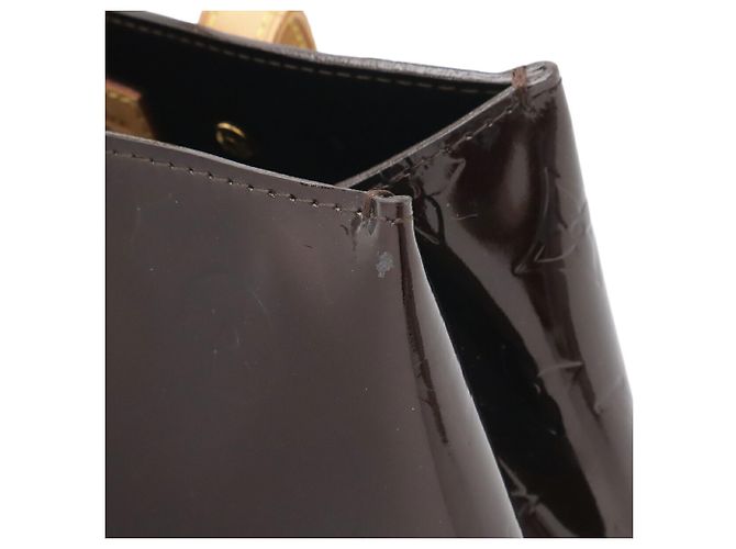 Borsa Tote Louis Vuitton Monogram Vernis Lead PM Bordò - vista 5