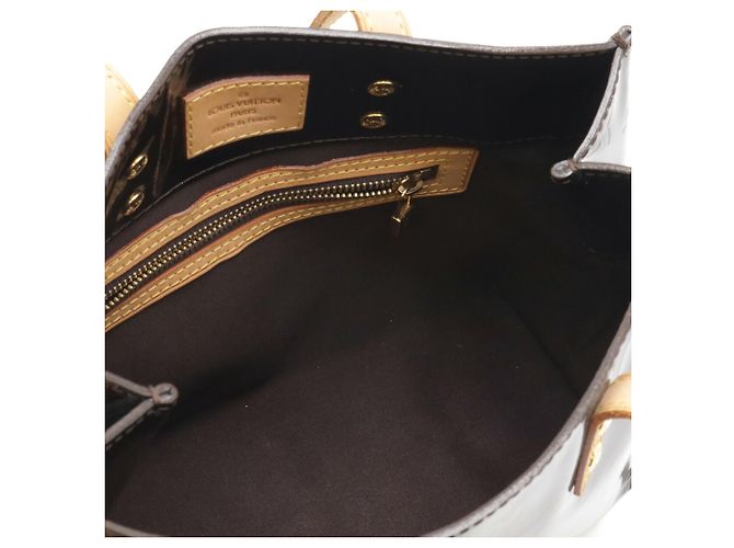 Borsa Tote Louis Vuitton Monogram Vernis Lead PM Bordò - vista 8