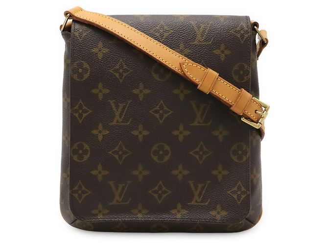 Borsa a tracolla corta Louis Vuitton Monogram Musette Salsa Marrone - vista 2