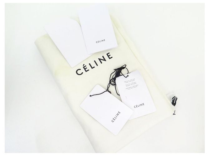 Céline BOLSA CELINE TRAPEZE MEDIUM 169543 EM COURO E CAMURÇA COM ALÇA - vista 12