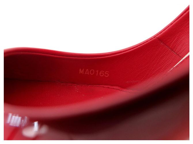 DECOLLATE LOUIS VUITTON EYELINE 36.5 IN PELLE LACCATA ROSSA Rosso - vista 11