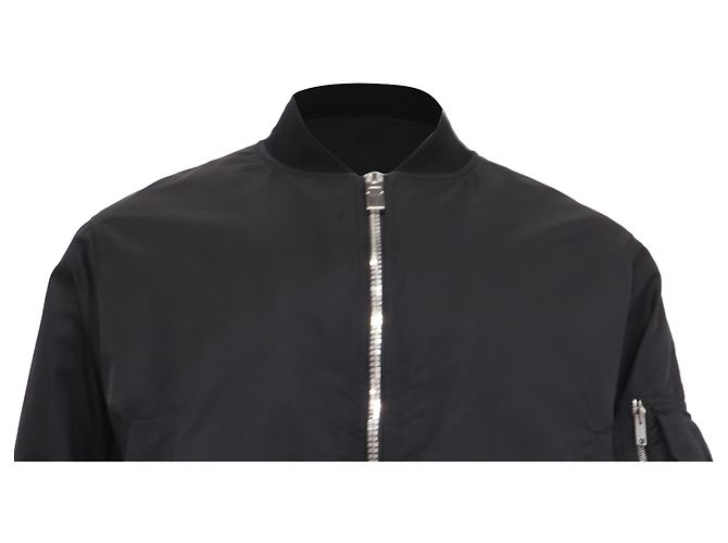 Givenchy Bomberjacke aus schwarzem Polyamid - Ansicht 2
