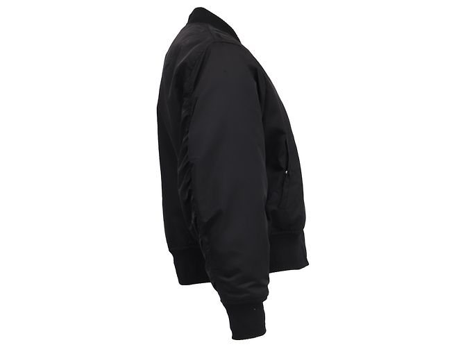 Givenchy Bomberjacke aus schwarzem Polyamid - Ansicht 3