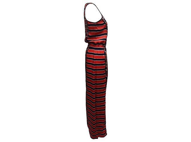 Michael Michael Kors Satin Maxi Dress in Multicolor Polyester Multiple colors - view 2