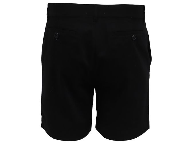 Pantaloncini Bermuda AMI in cotone nero - vista 3
