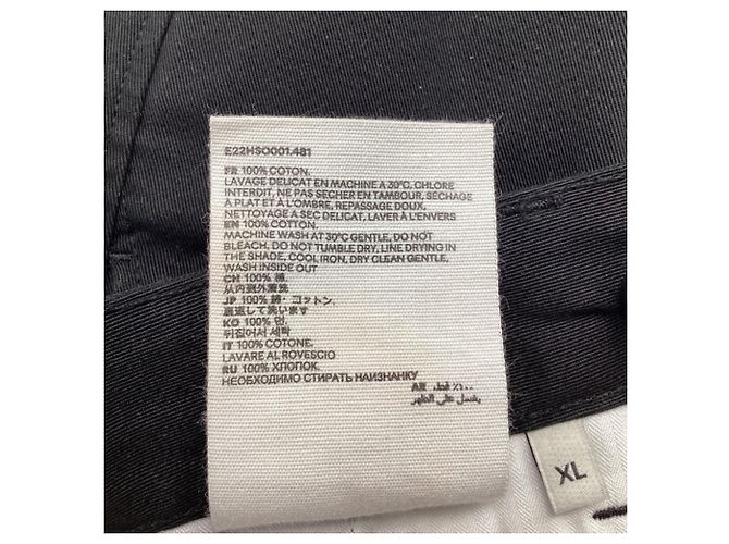 Pantaloncini Bermuda AMI in cotone nero - vista 6