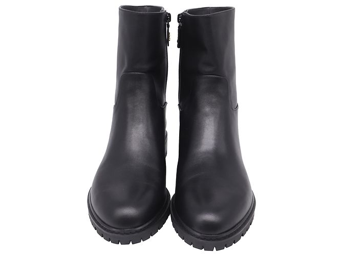 Stivaletti City Zip in pelle nera Stuart Weitzman Nero - vista 2