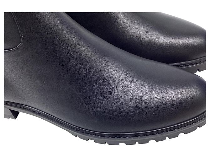Stivaletti City Zip in pelle nera Stuart Weitzman Nero - vista 8