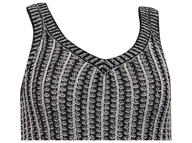 Top in maglia senza maniche a righe Arrigo di Max Mara in cotone multicolore - vista 2