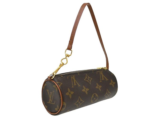 Louis Vuitton Papillon Pochette Monogram Canvas Mini Marrone - vista 2