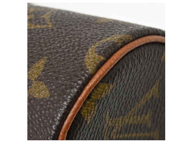 Louis Vuitton Papillon Pochette Monogram Canvas Mini Marrone - vista 7