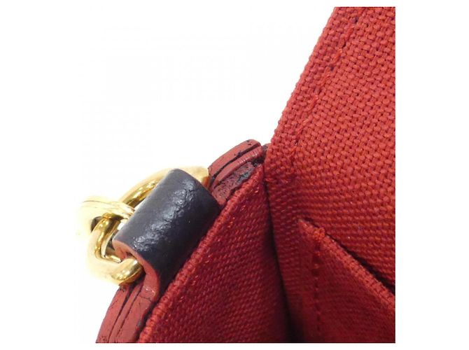 Pochette Felicie Monogram Empreinte Louis Vuitton M64099 Borsa a Spalla Rosso - vista 10