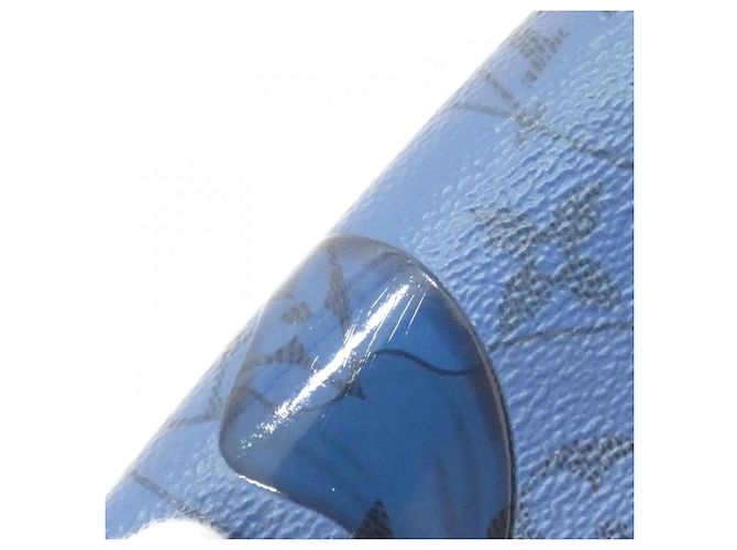 Bumbag Borsa a tracolla Louis Vuitton Monogram Aqua Garden Discovery Blu - vista 4
