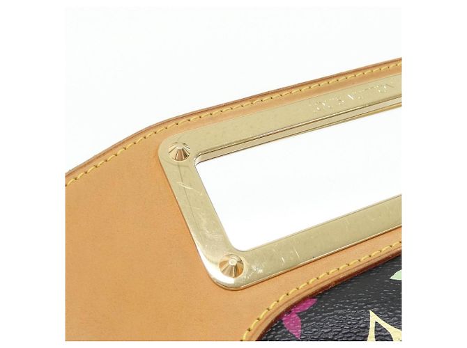 Borsa Louis Vuitton Multicolor Judy MM M40256 Nero Multicolore - vista 3