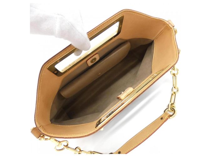 Borsa Louis Vuitton Multicolor Judy MM M40256 Nero Multicolore - vista 6