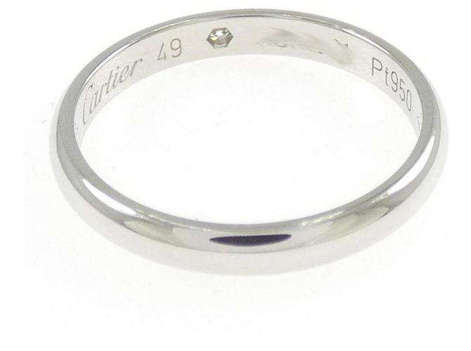 Anillo de boda Cartier en Platino 950 Plata - vista 3