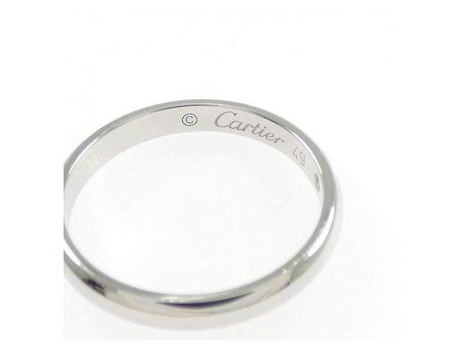 Anillo de boda Cartier en Platino 950 Plata - vista 4