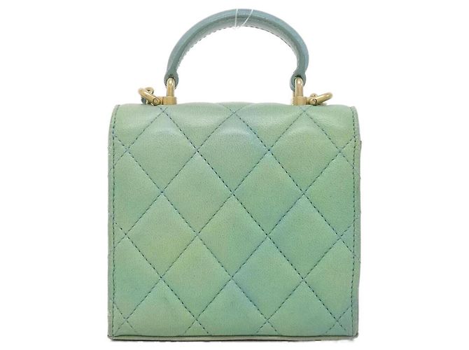 Borsa a Spalla Chanel AP2682 Verde - vista 2