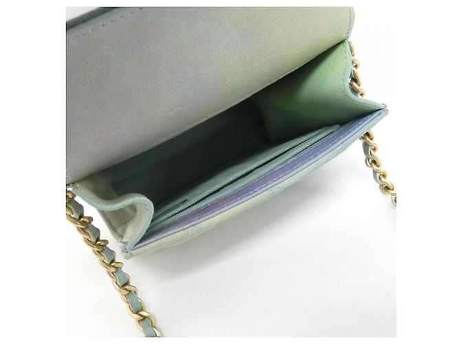 Borsa a Spalla Chanel AP2682 Verde - vista 8