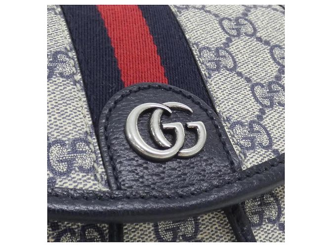 Zaino Gucci Ophidia 795221 96IWN Blu Beige - vista 4