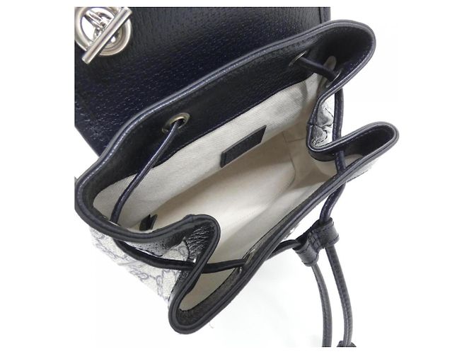 Zaino Gucci Ophidia 795221 96IWN Blu Beige - vista 7