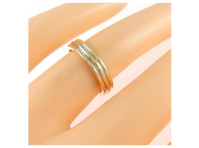 Cartier Dreifarbiger Ehering Silber Golden - Ansicht 4