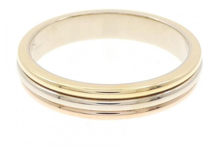 Anello nuziale Cartier in tre oro Argento D'oro - vista 2