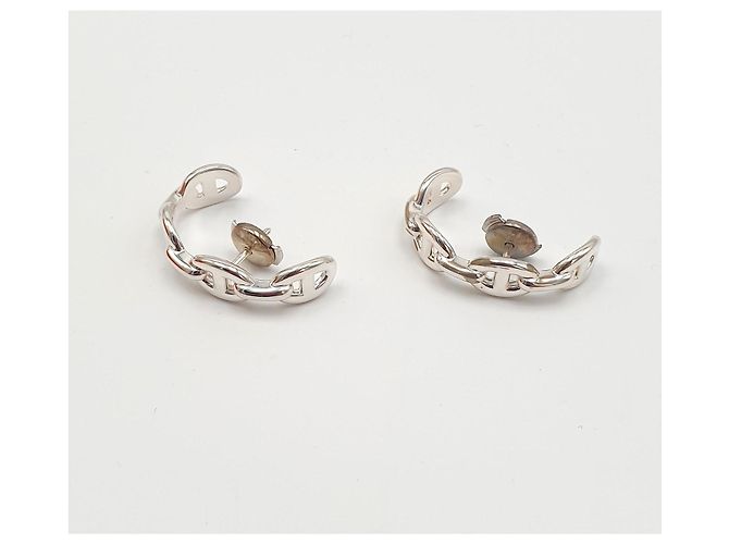 Hermès Orecchini in argento Chaine d'Ancre Enchaînée - vista 2