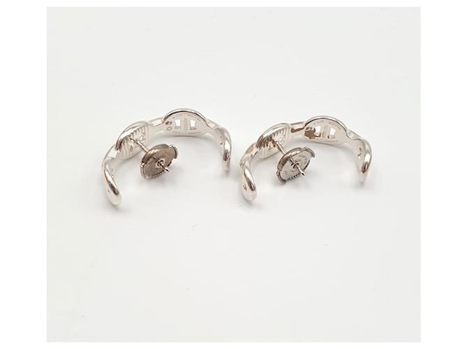 Hermès Orecchini in argento Chaine d'Ancre Enchaînée - vista 3