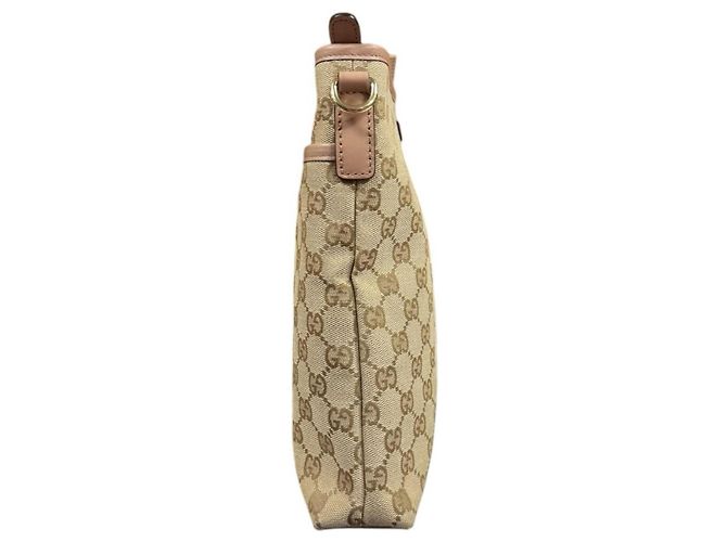 Borsa a Spalla Gucci GG Canvas Beige - vista 4