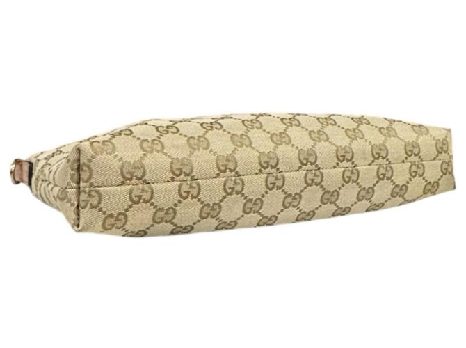 Borsa a Spalla Gucci GG Canvas Beige - vista 5